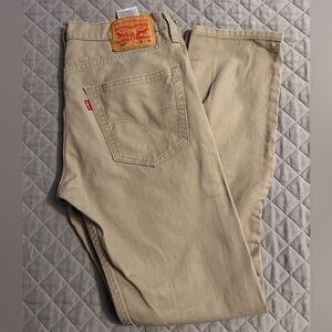 Levis 502 light khaki jean